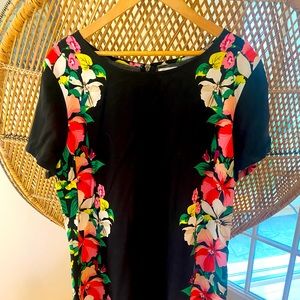 Tropical shift dress